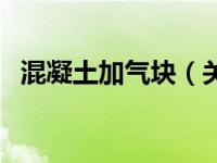 混凝土加气块（关于混凝土加气块的介绍）