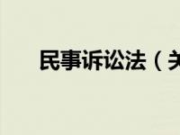 民事诉讼法（关于民事诉讼法的介绍）