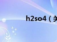 h2so4（关于h2so4的介绍）