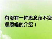 有没有一种思念永不疲惫原唱（关于有没有一种思念永不疲惫原唱的介绍）