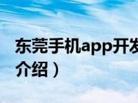 东莞手机app开发（关于东莞手机app开发的介绍）