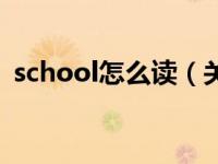 school怎么读（关于school怎么读的介绍）