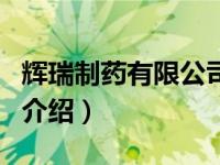 辉瑞制药有限公司（关于辉瑞制药有限公司的介绍）