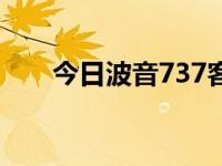 今日波音737客机（波音737的参数）