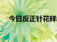 今日反正针花样织法大全（反正何以奇）