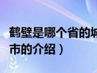 鹤壁是哪个省的城市（关于鹤壁是哪个省的城市的介绍）