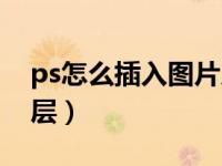 ps怎么插入图片尺寸（ps怎么插入图片到图层）