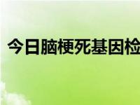 今日脑梗死基因检测的应用（ngs基因检测）