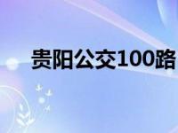 贵阳公交100路（桂林公交100路简介）