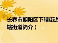 长春市朝阳区下辖街道（镜湖街道-安徽省芜湖市镜湖区下辖街道简介）