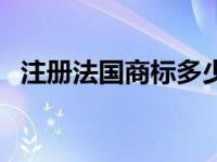 注册法国商标多少钱（注册法国商标简介）