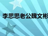 李思思老公魏文彬资料 李思思怀孕背景揭秘