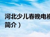 河北少儿春晚电视联欢会（河北少儿网络春晚简介）