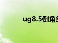 ug8.5倒角编程（ug倒角编程）