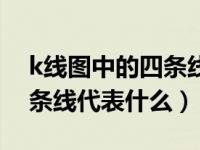 k线图中的四条线是什么意思（k线图中的四条线代表什么）