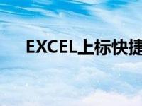 EXCEL上标快捷键怎么打（excel上标）