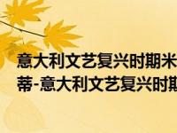 意大利文艺复兴时期米开朗基罗的作品（米开朗基罗博那罗蒂-意大利文艺复兴时期代表人物之一简介）