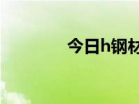 今日h钢材价格（今日hgh）