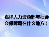 嘉祥人力资源部与社会保障局官网（今日嘉祥人力资源和社会保障局在什么地方）