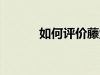 如何评价藤堂静（今日藤堂静）