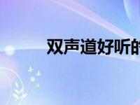 双声道好听的歌曲（今日双声道）