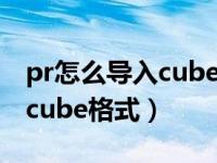 pr怎么导入cube预设包（今日如何在pr导入cube格式）