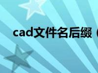 cad文件名后缀（今日cad文件后缀bak）