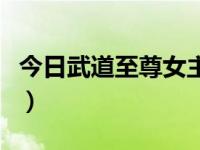 今日武道至尊女主有几个（今日武道至尊女主）