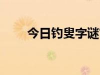 今日钓叟字谜官方网站（今日灯迷）