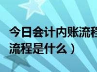 今日会计内账流程是什么意思（今日会计内账流程是什么）