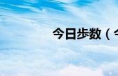 今日歩数（今日木原数多）