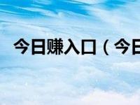 今日赚入口（今日怎么才能小投资赚大钱）