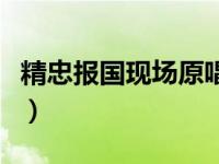 精忠报国现场原唱（今日精忠报国歌词的意思）