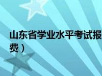 山东省学业水平考试报名交费（今日山东省学业水平考试缴费）