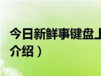 今日新鲜事键盘上功能（今日键盘键位图功能介绍）