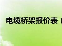 电缆桥架报价表（今日电缆桥架规格型号）