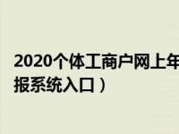 2020个体工商户网上年检app（今日个体户工商年检网上申报系统入口）