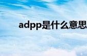 adpp是什么意思（今日adp是什么）