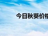 今日秋葵价格行情（今日金秋葵）