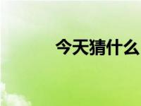 今天猜什么（今日急猜一成语）