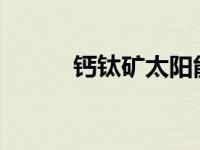 钙钛矿太阳能电池研究维基百科